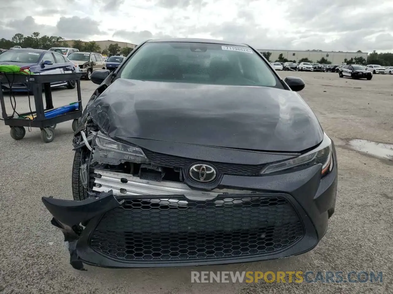 5 fotografías del automóvil dañado 5YFEPMAE2NP276406 TOYOTA COROLLA 2022