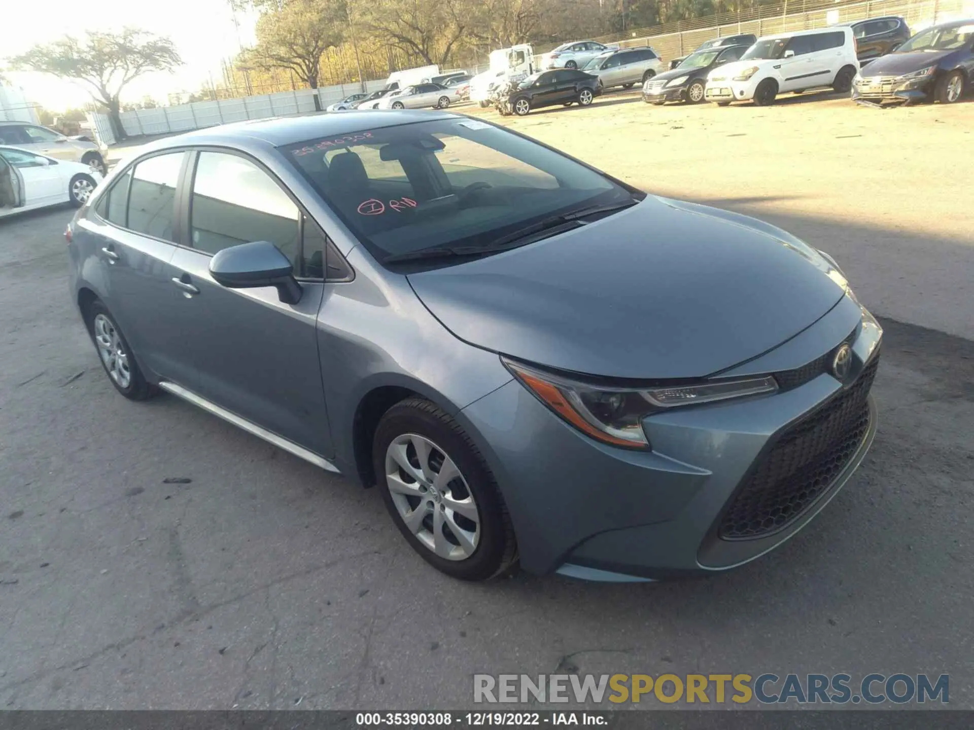 1 fotografías del automóvil dañado 5YFEPMAE2NP281640 TOYOTA COROLLA 2022
