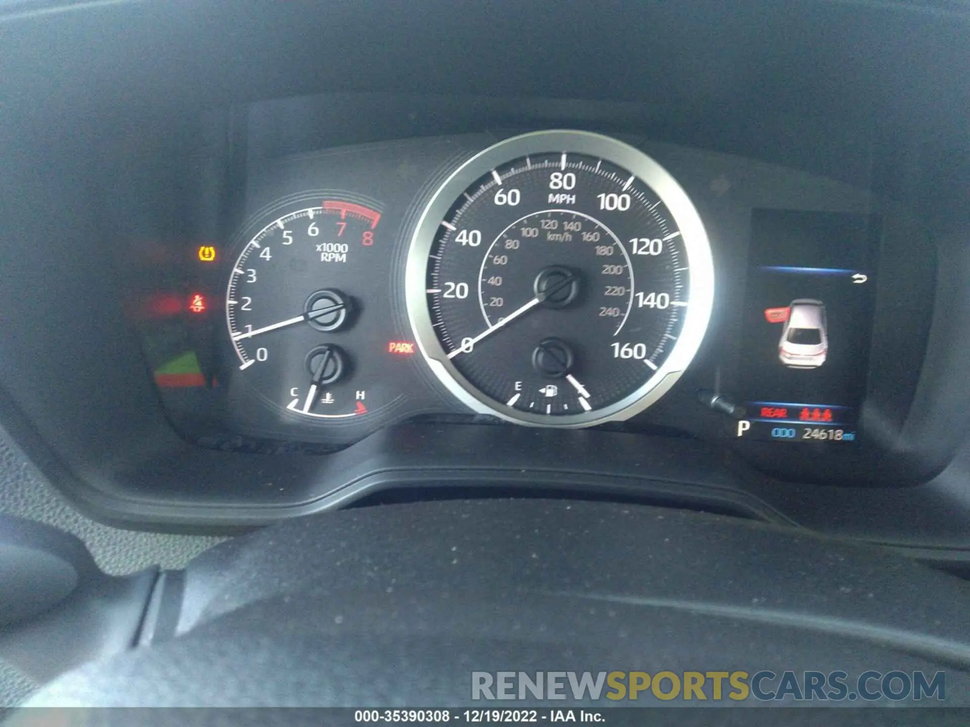 7 fotografías del automóvil dañado 5YFEPMAE2NP281640 TOYOTA COROLLA 2022