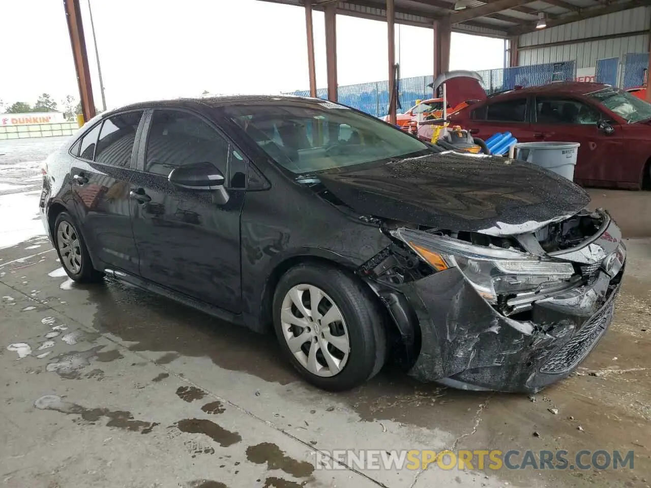 4 fotografías del automóvil dañado 5YFEPMAE2NP283825 TOYOTA COROLLA 2022
