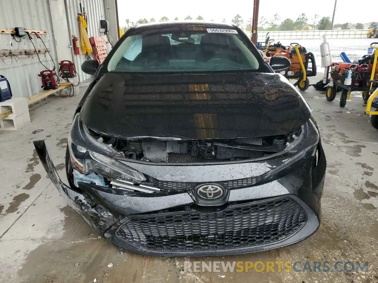 5 fotografías del automóvil dañado 5YFEPMAE2NP283825 TOYOTA COROLLA 2022