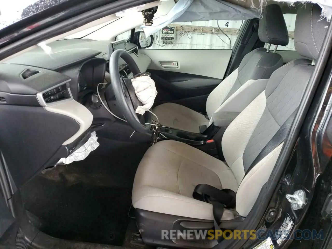 7 fotografías del automóvil dañado 5YFEPMAE2NP283825 TOYOTA COROLLA 2022
