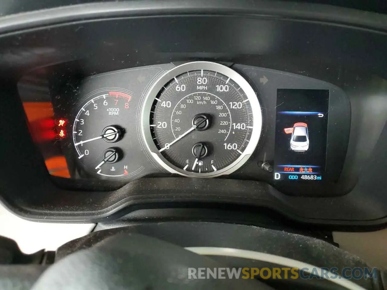 9 fotografías del automóvil dañado 5YFEPMAE2NP283825 TOYOTA COROLLA 2022
