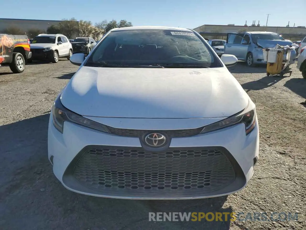 5 fotografías del automóvil dañado 5YFEPMAE2NP286644 TOYOTA COROLLA 2022