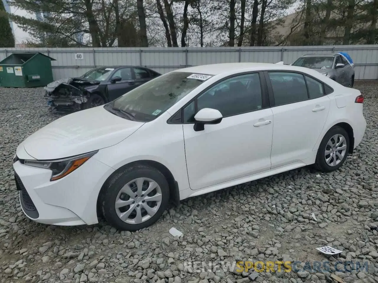 1 fotografías del automóvil dañado 5YFEPMAE2NP287969 TOYOTA COROLLA 2022