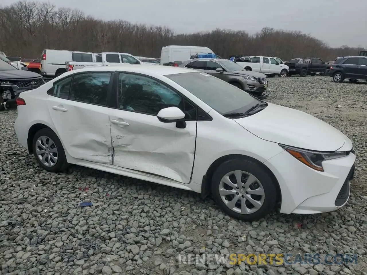 4 fotografías del automóvil dañado 5YFEPMAE2NP287969 TOYOTA COROLLA 2022