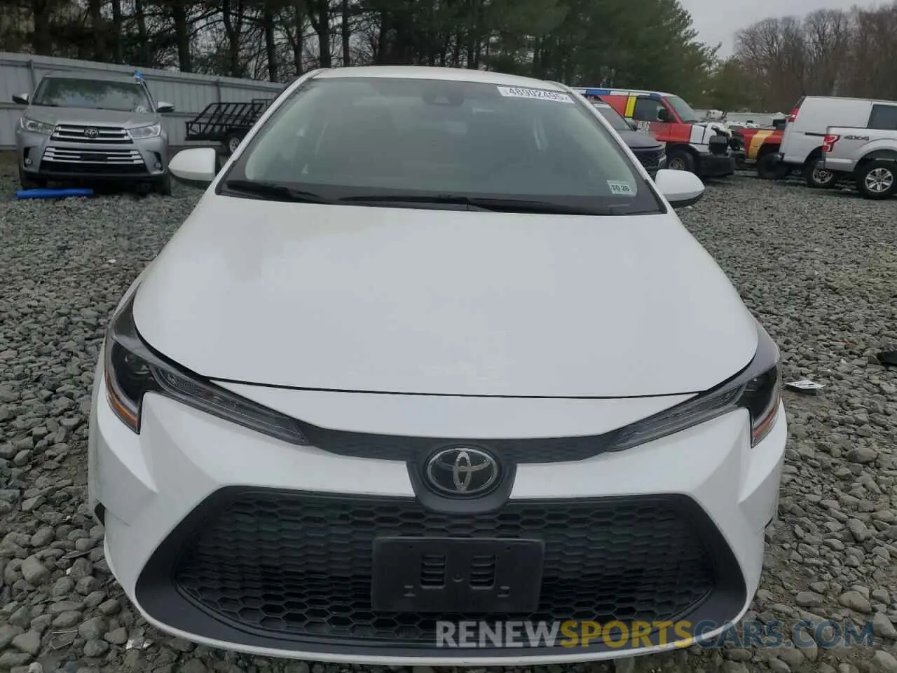 5 fotografías del automóvil dañado 5YFEPMAE2NP287969 TOYOTA COROLLA 2022