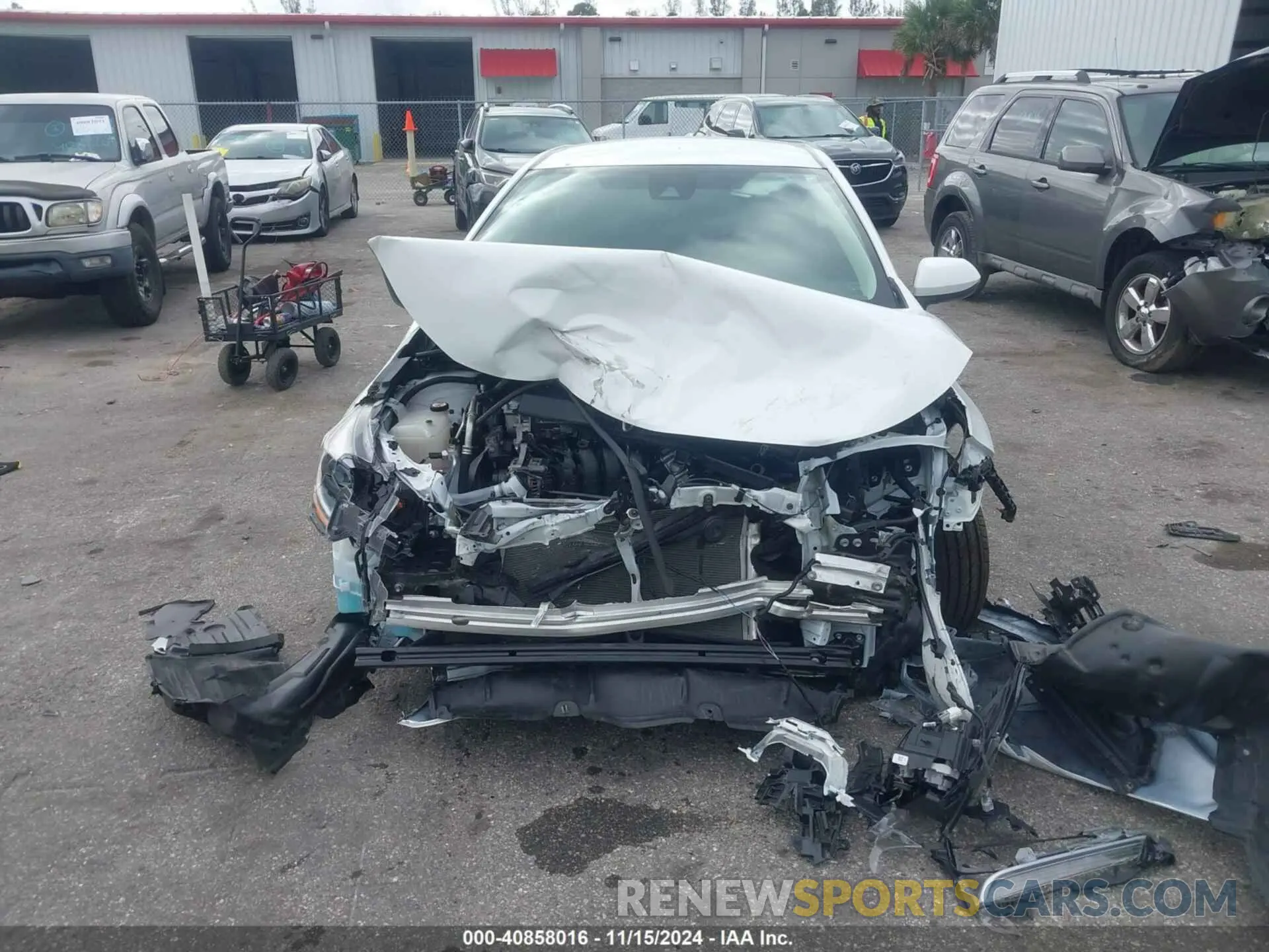 12 fotografías del automóvil dañado 5YFEPMAE2NP288295 TOYOTA COROLLA 2022