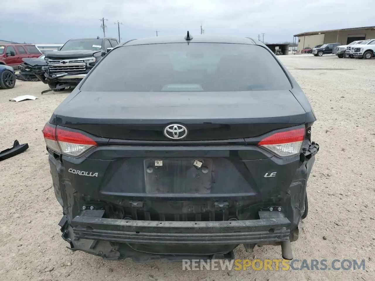 6 fotografías del automóvil dañado 5YFEPMAE2NP295943 TOYOTA COROLLA 2022