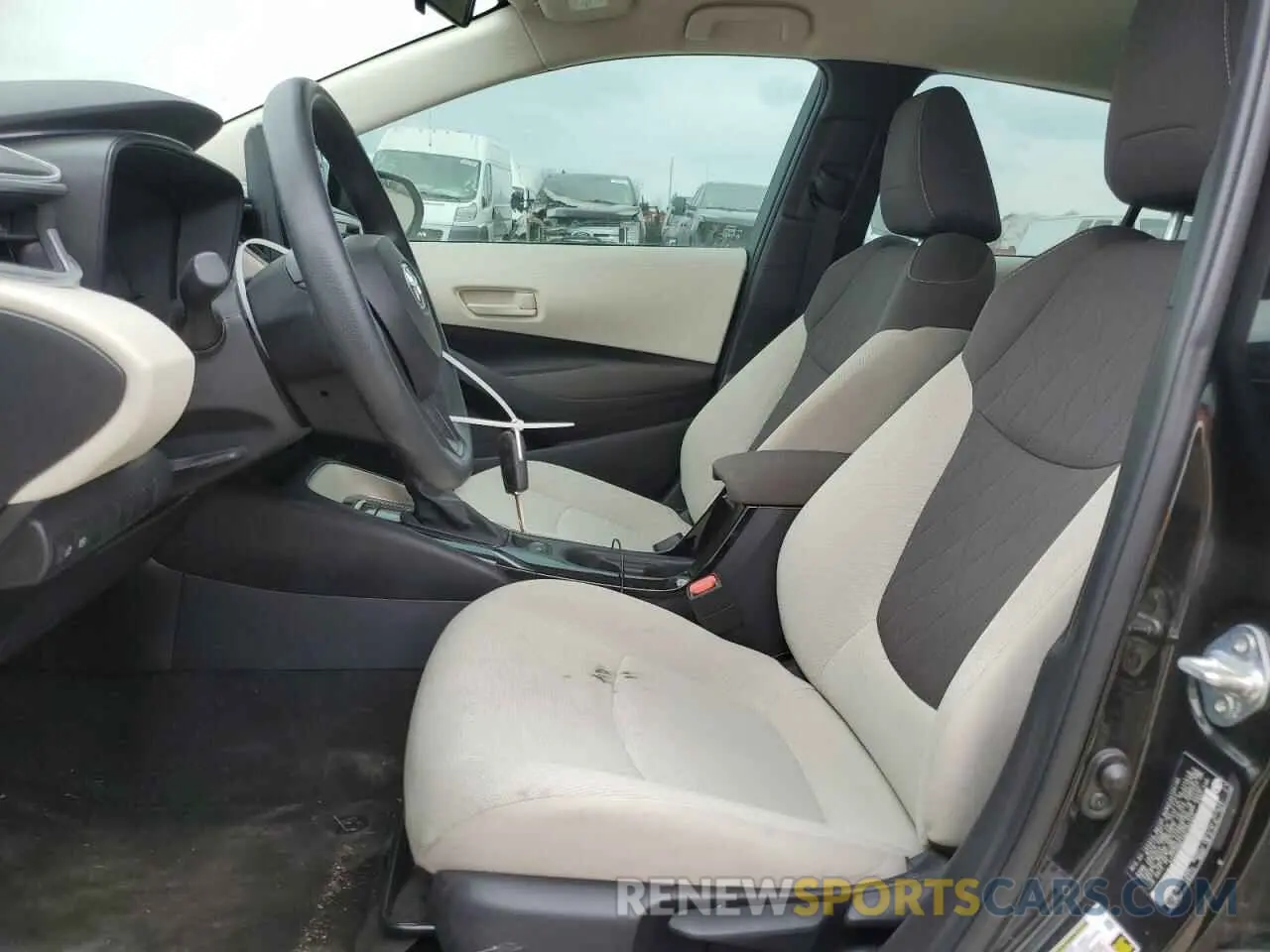 7 fotografías del automóvil dañado 5YFEPMAE2NP295943 TOYOTA COROLLA 2022