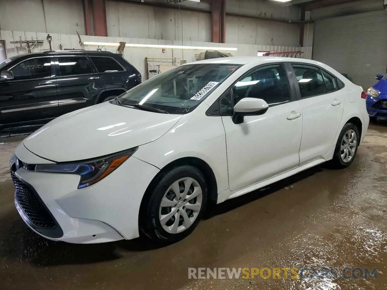 1 fotografías del automóvil dañado 5YFEPMAE2NP298812 TOYOTA COROLLA 2022