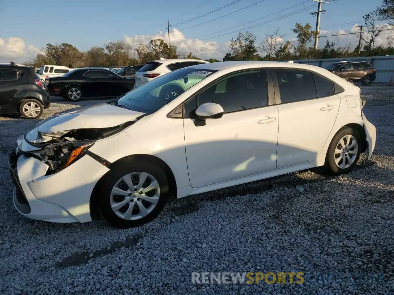 1 fotografías del automóvil dañado 5YFEPMAE2NP299538 TOYOTA COROLLA 2022