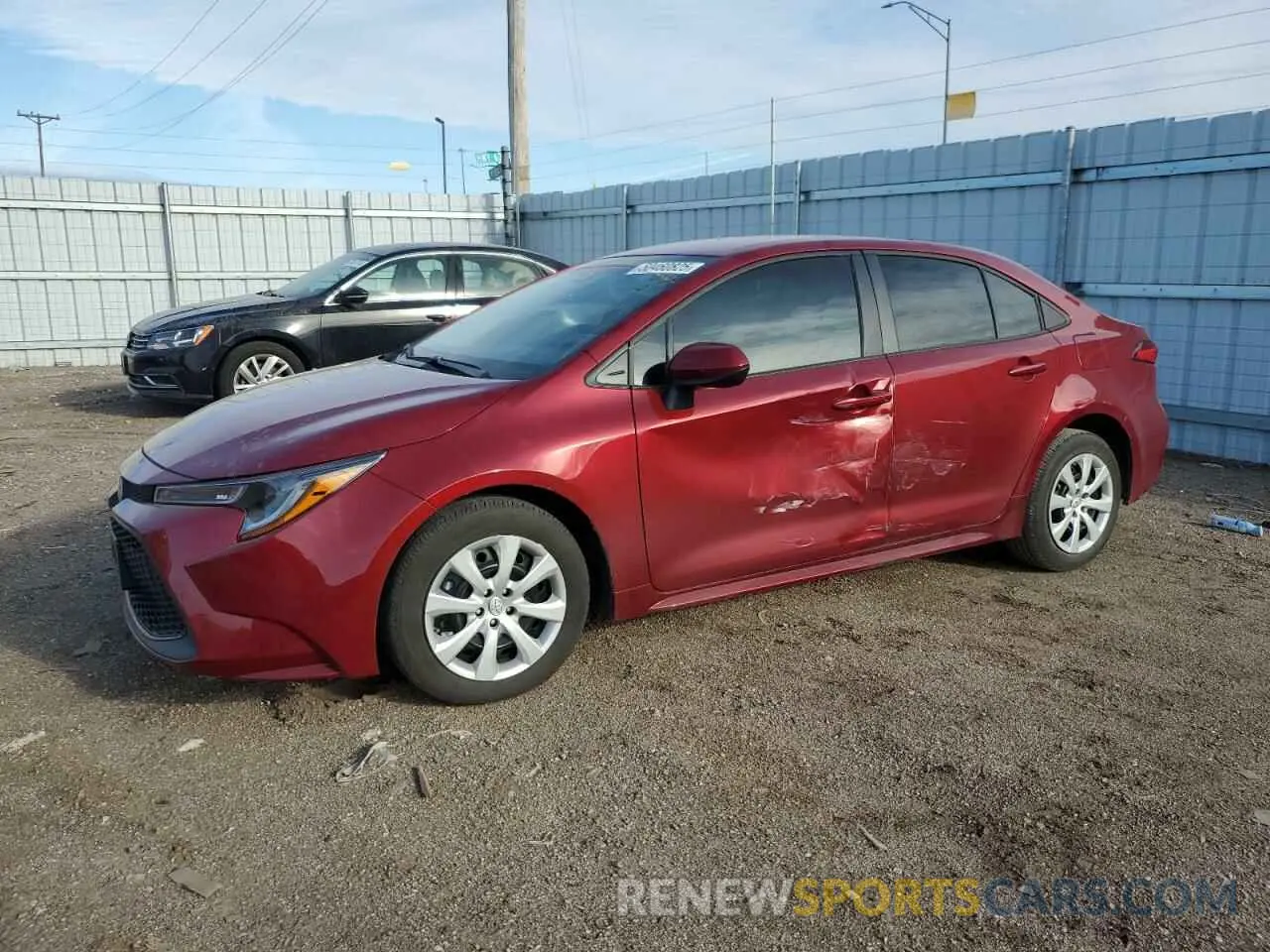 1 fotografías del automóvil dañado 5YFEPMAE2NP304432 TOYOTA COROLLA 2022