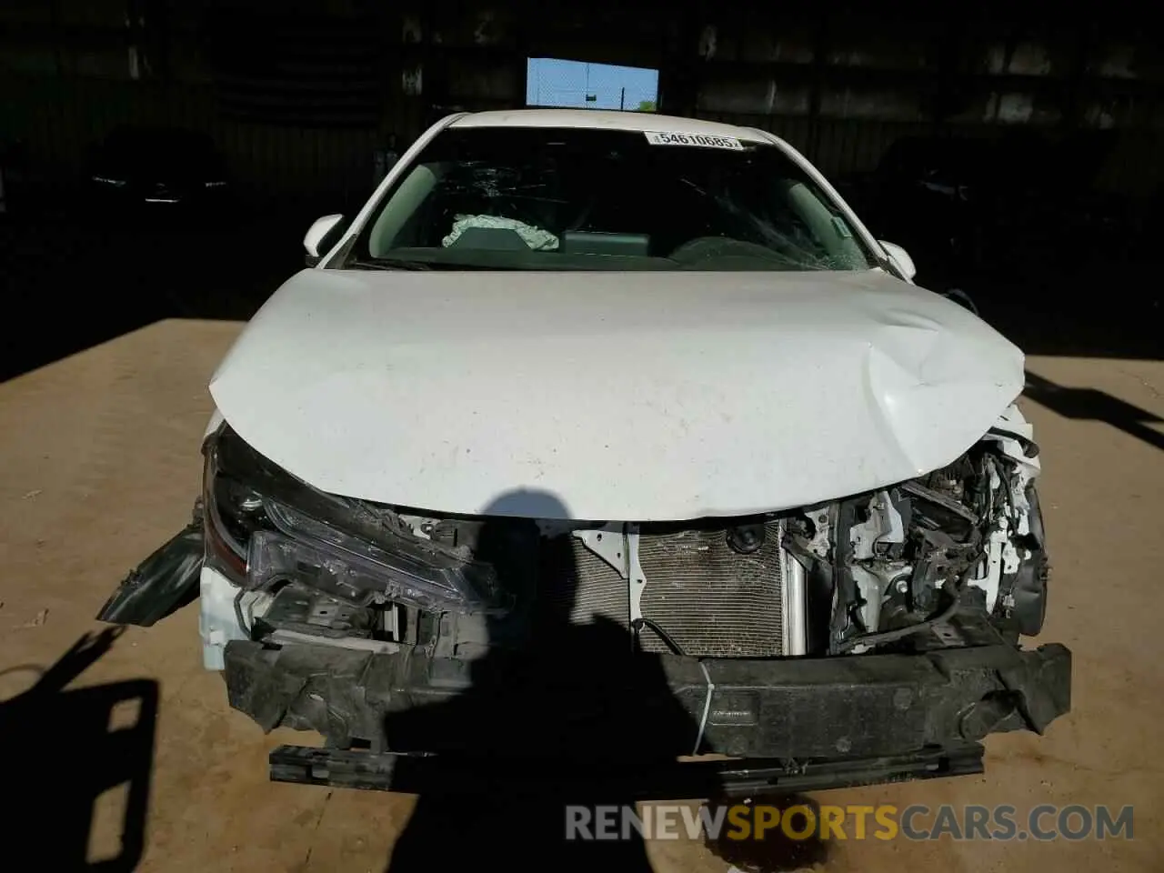 5 fotografías del automóvil dañado 5YFEPMAE2NP306861 TOYOTA COROLLA 2022