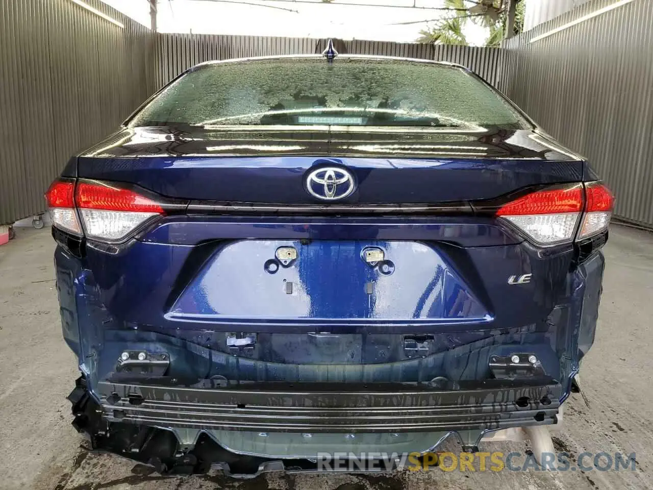 6 fotografías del automóvil dañado 5YFEPMAE2NP310442 TOYOTA COROLLA 2022
