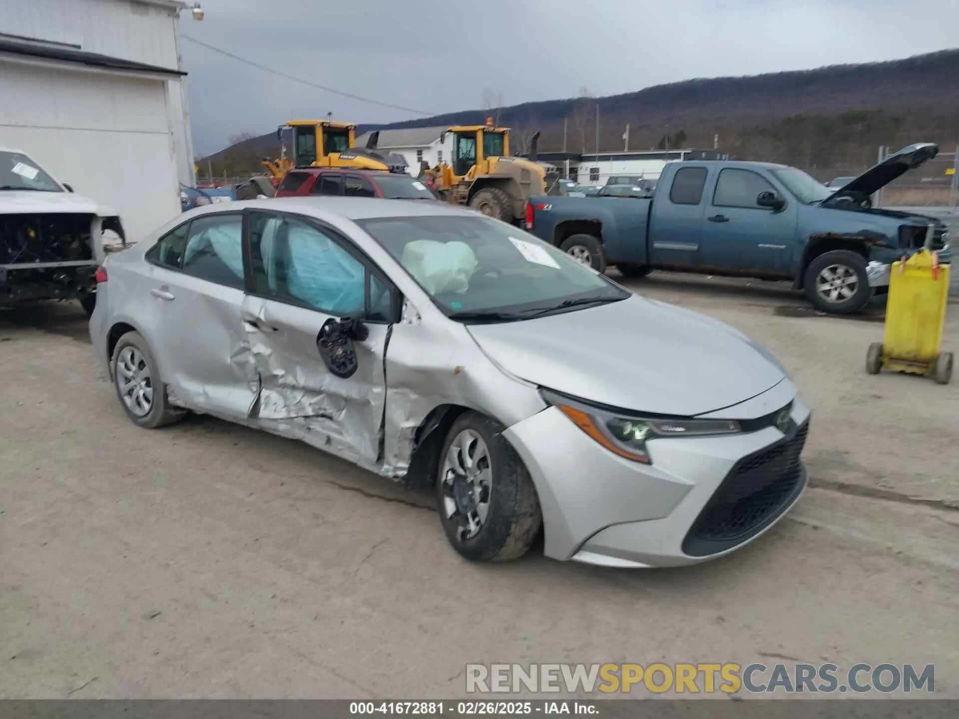 1 fotografías del automóvil dañado 5YFEPMAE2NP327306 TOYOTA COROLLA 2022