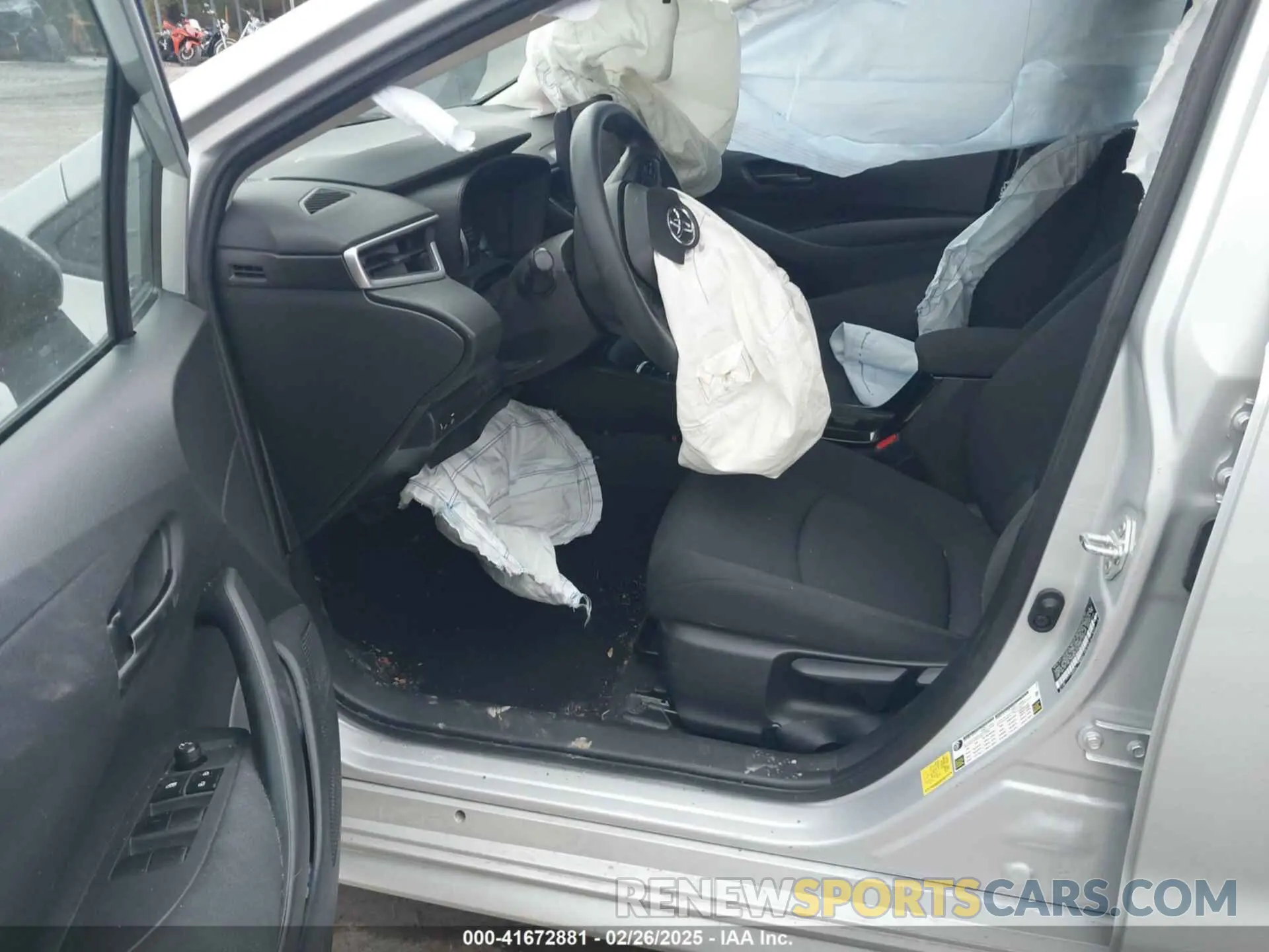 5 fotografías del automóvil dañado 5YFEPMAE2NP327306 TOYOTA COROLLA 2022