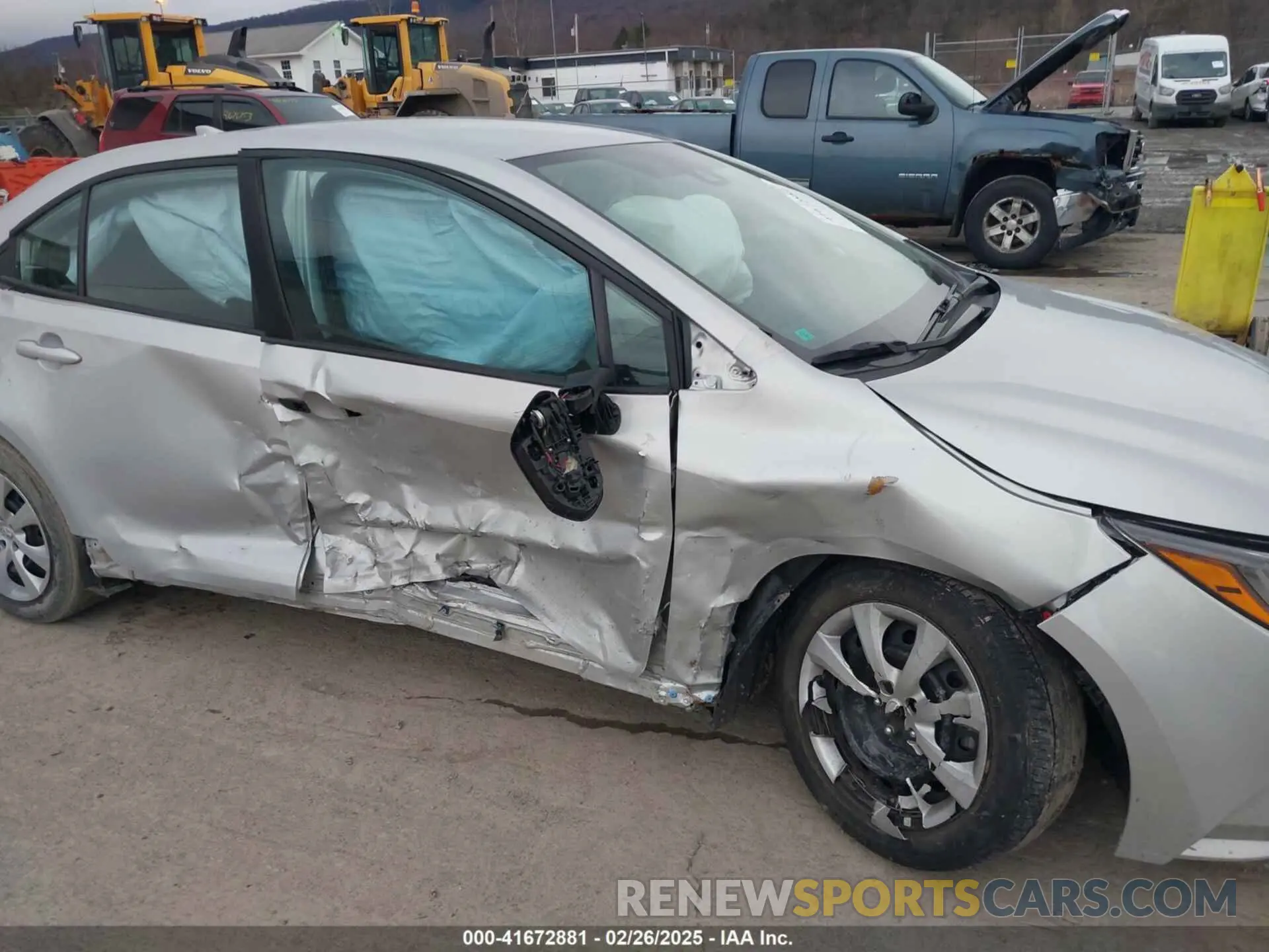6 fotografías del automóvil dañado 5YFEPMAE2NP327306 TOYOTA COROLLA 2022