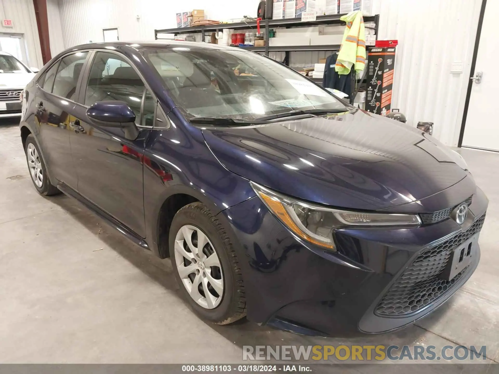 1 fotografías del automóvil dañado 5YFEPMAE2NP332778 TOYOTA COROLLA 2022