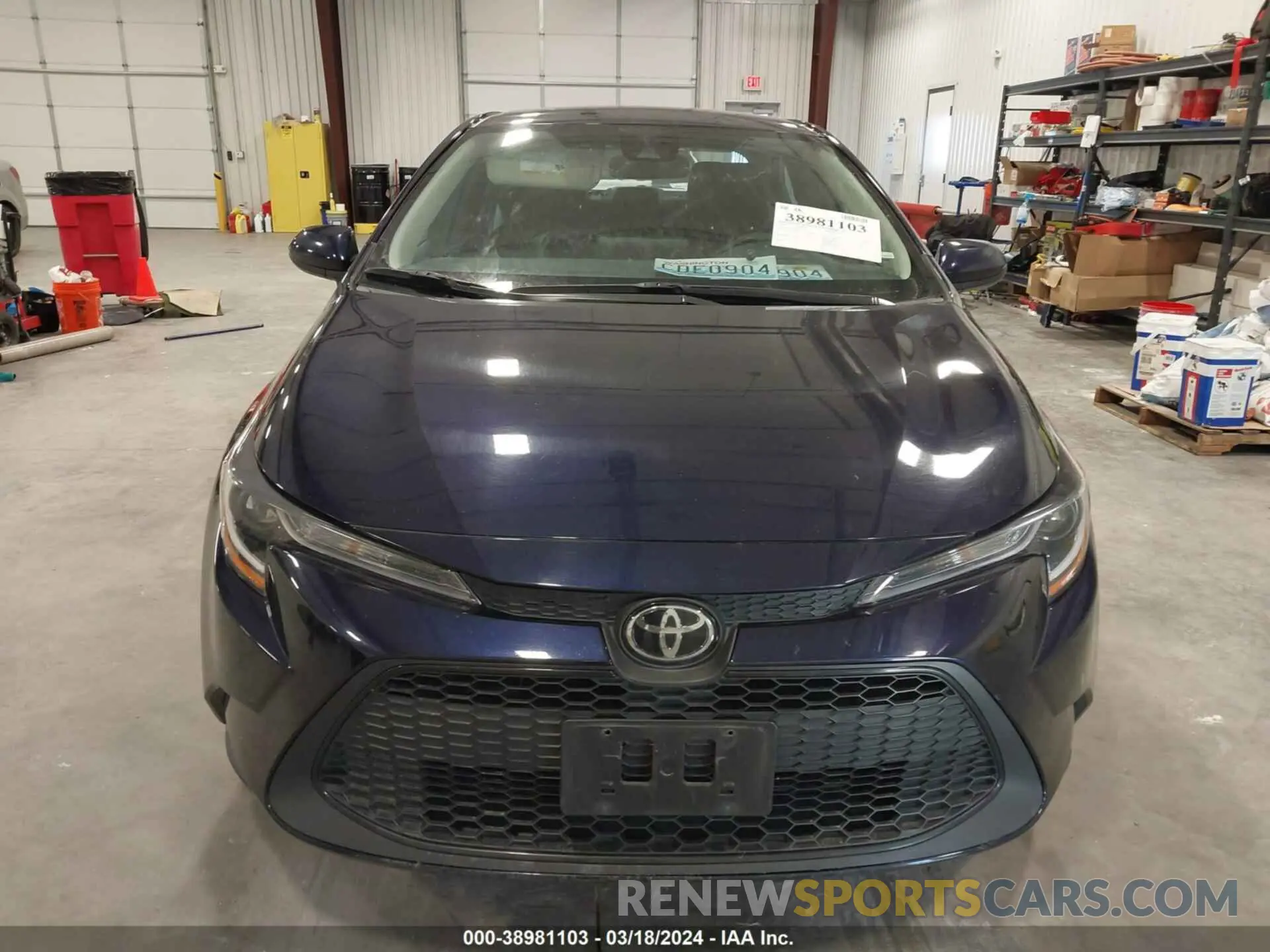 13 fotografías del automóvil dañado 5YFEPMAE2NP332778 TOYOTA COROLLA 2022