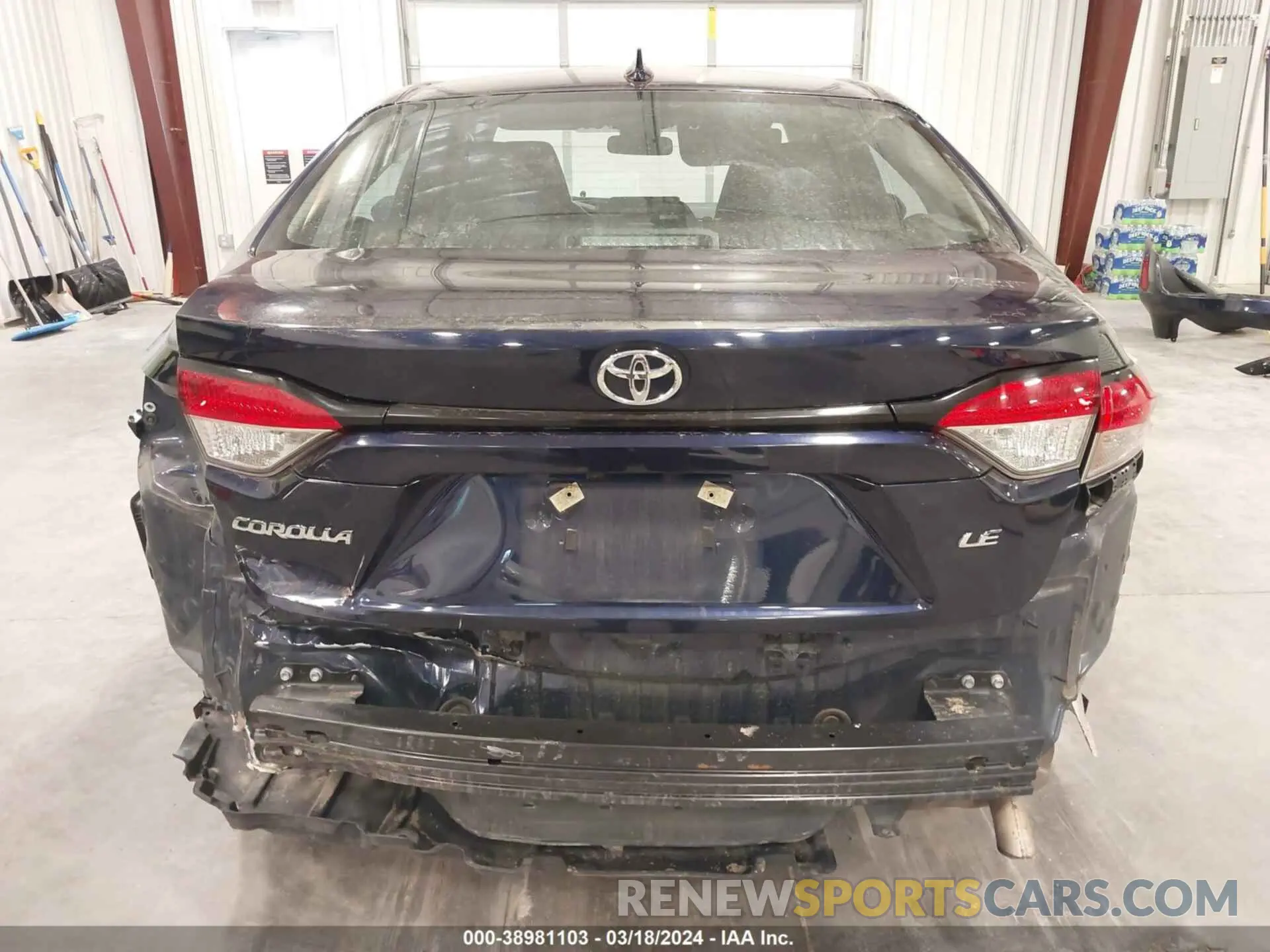 17 fotografías del automóvil dañado 5YFEPMAE2NP332778 TOYOTA COROLLA 2022