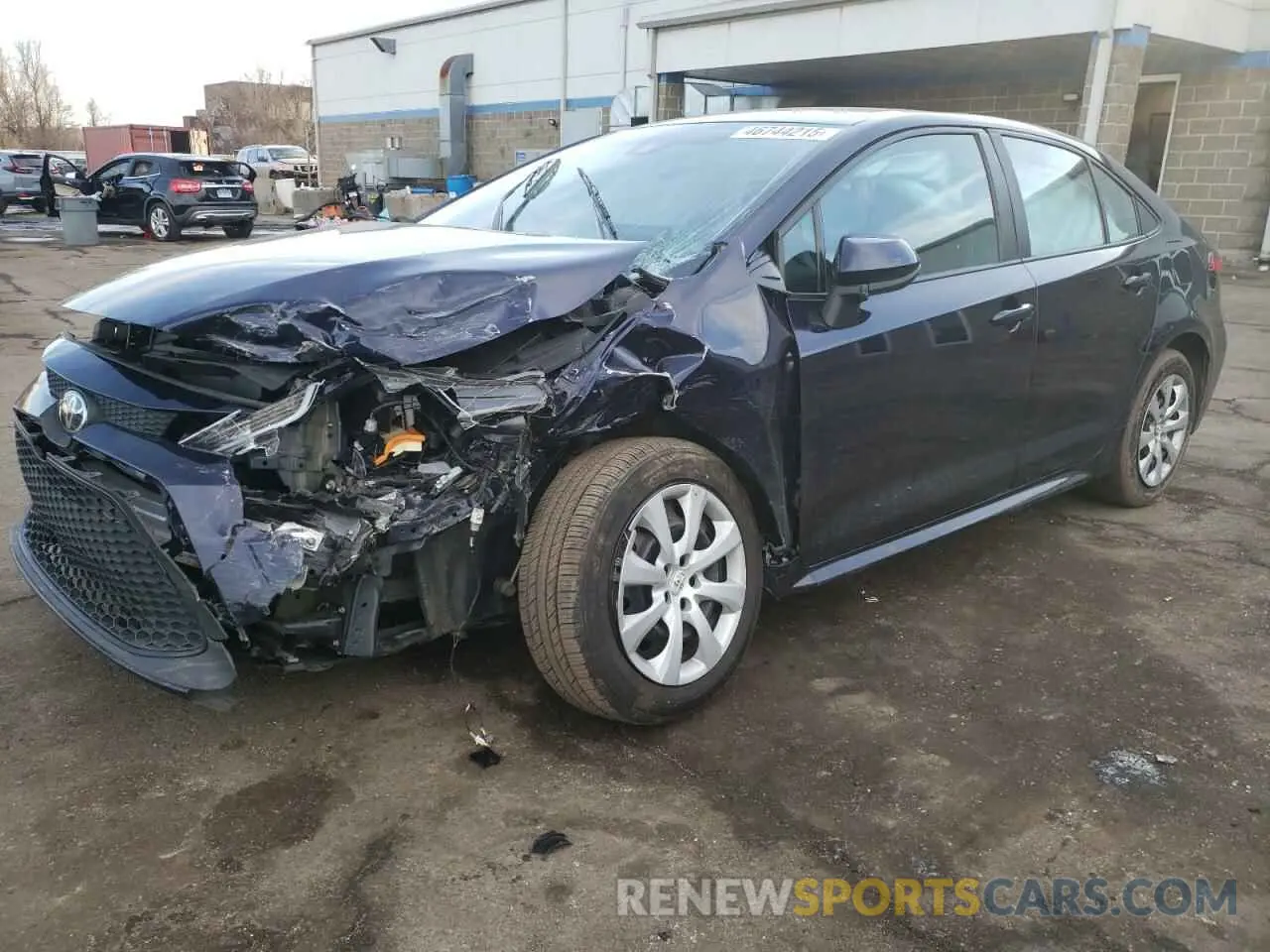 1 fotografías del automóvil dañado 5YFEPMAE2NP333414 TOYOTA COROLLA 2022