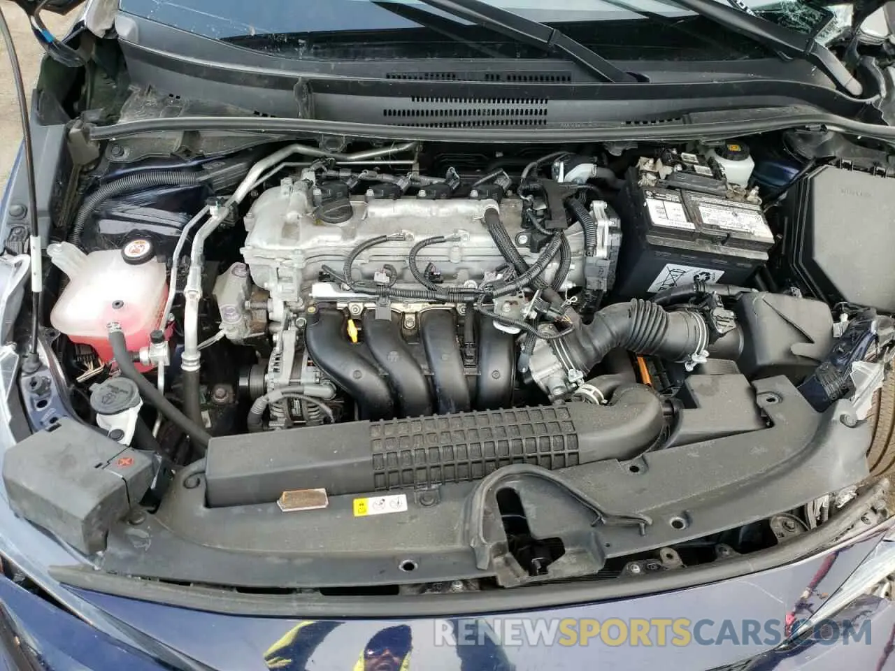 12 fotografías del automóvil dañado 5YFEPMAE2NP333414 TOYOTA COROLLA 2022