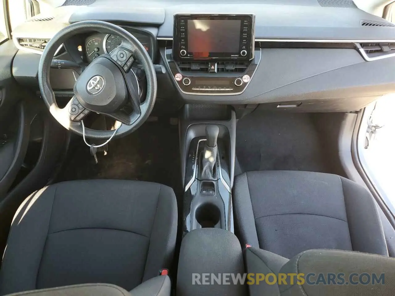 8 fotografías del automóvil dañado 5YFEPMAE2NP333669 TOYOTA COROLLA 2022