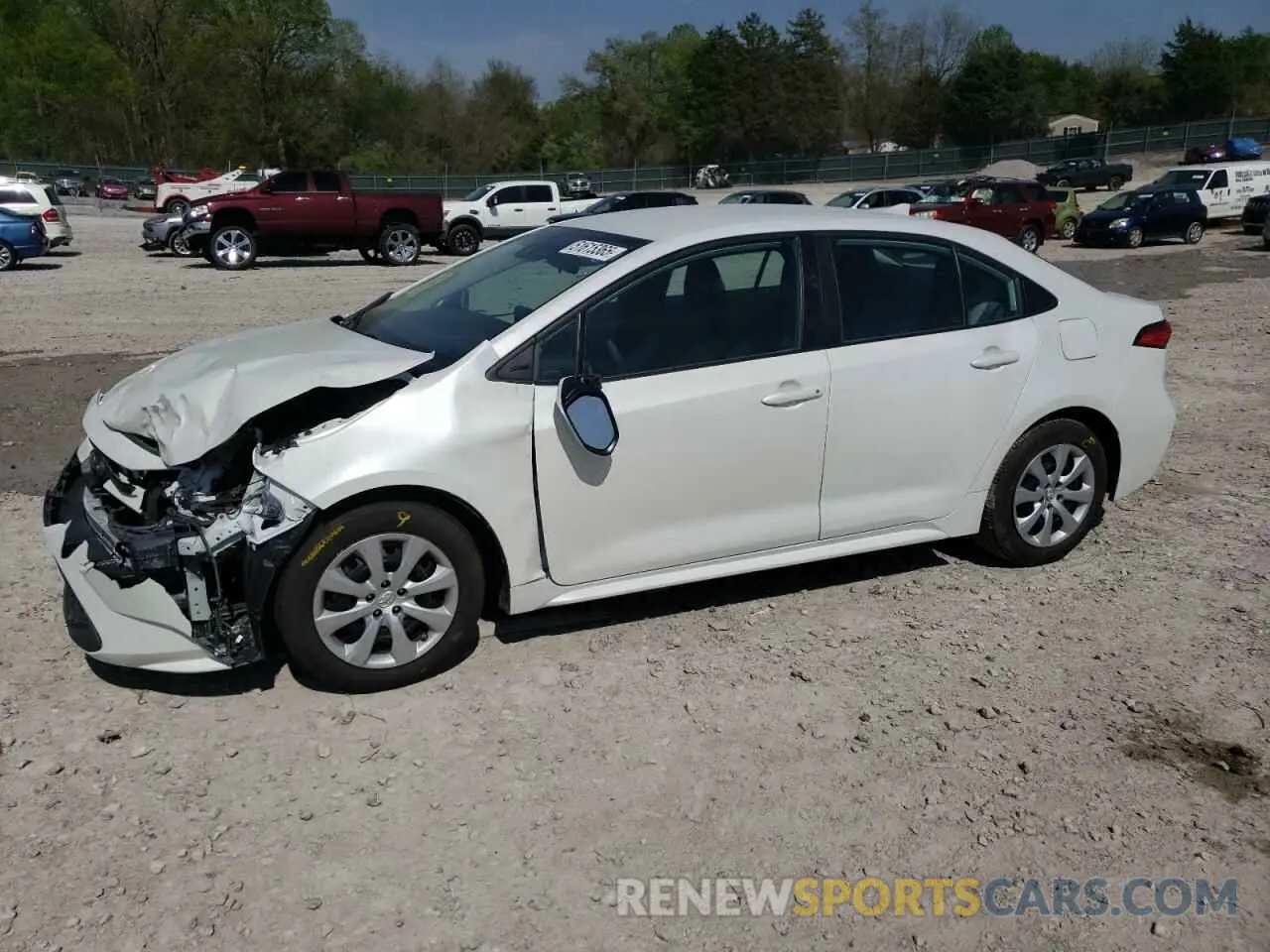 1 fotografías del automóvil dañado 5YFEPMAE2NP335714 TOYOTA COROLLA 2022