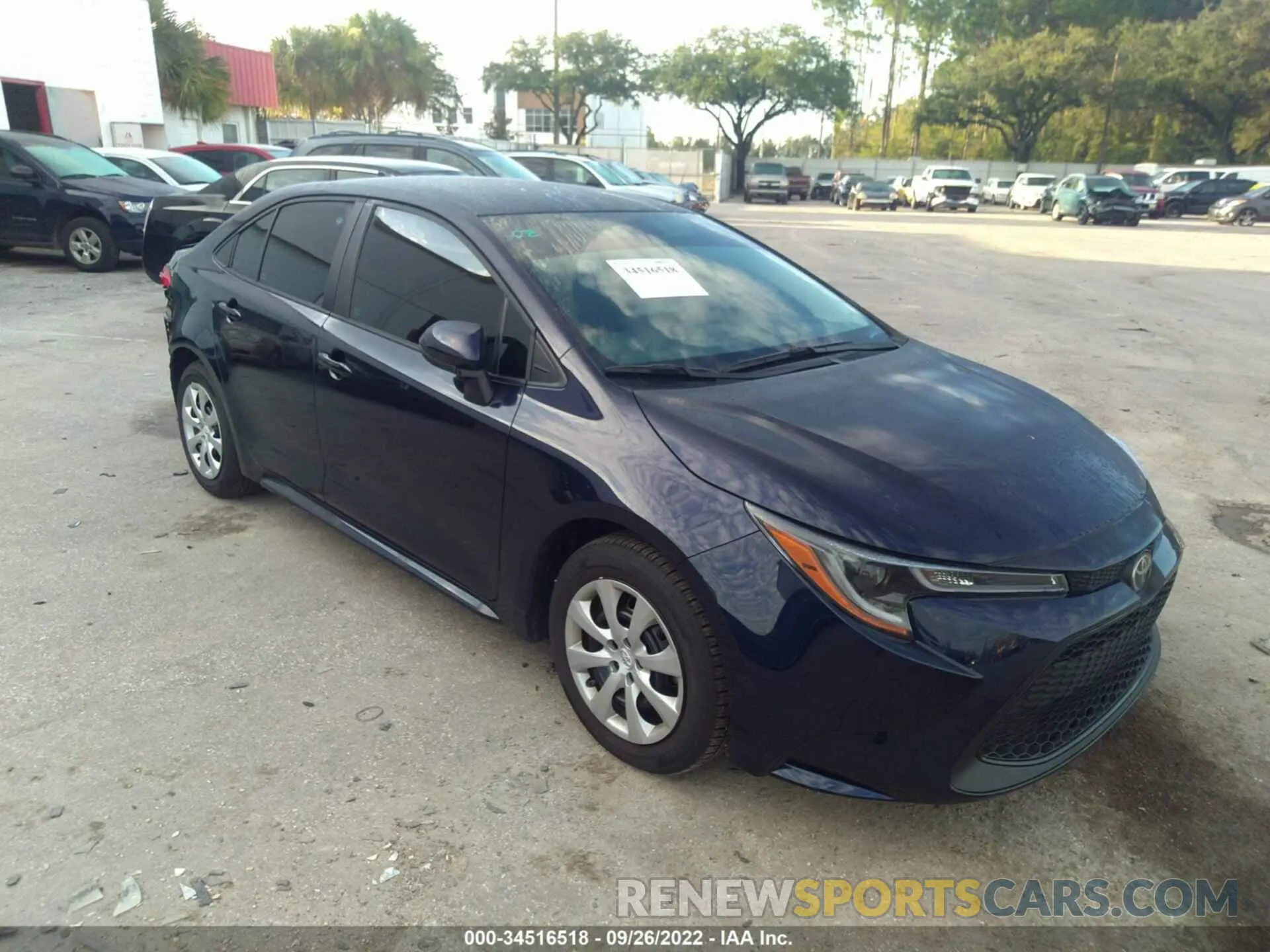 1 fotografías del automóvil dañado 5YFEPMAE2NP348981 TOYOTA COROLLA 2022