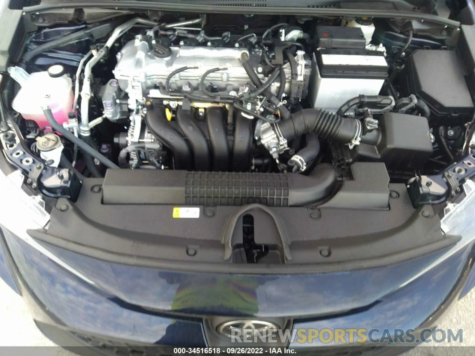 10 fotografías del automóvil dañado 5YFEPMAE2NP348981 TOYOTA COROLLA 2022