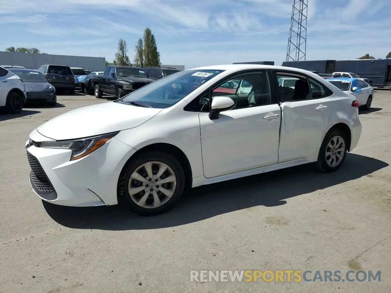 1 fotografías del automóvil dañado 5YFEPMAE2NP349306 TOYOTA COROLLA 2022