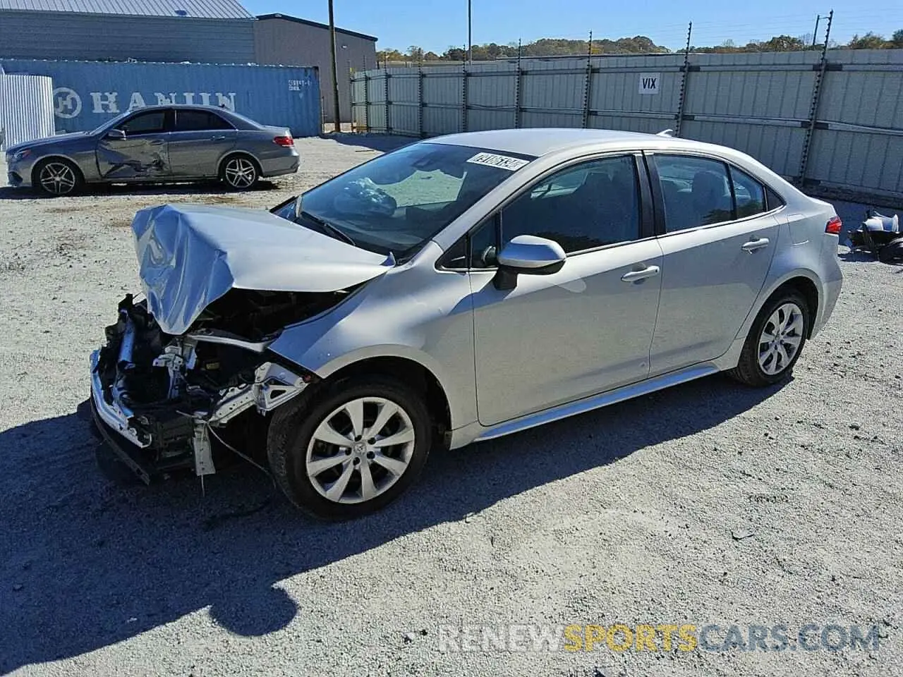 1 fotografías del automóvil dañado 5YFEPMAE2NP350892 TOYOTA COROLLA 2022