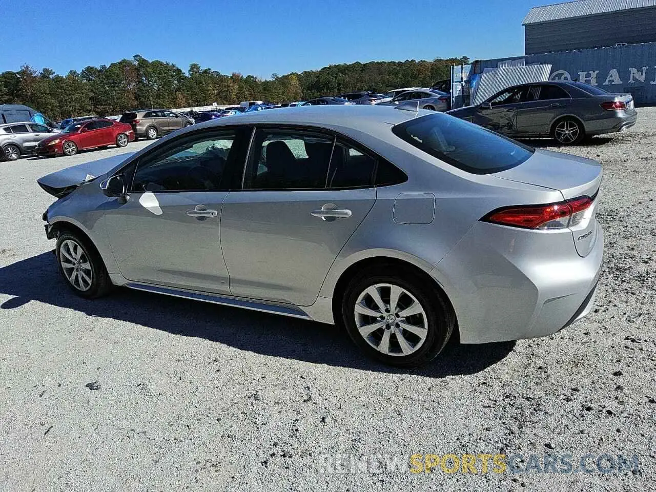 2 fotografías del automóvil dañado 5YFEPMAE2NP350892 TOYOTA COROLLA 2022