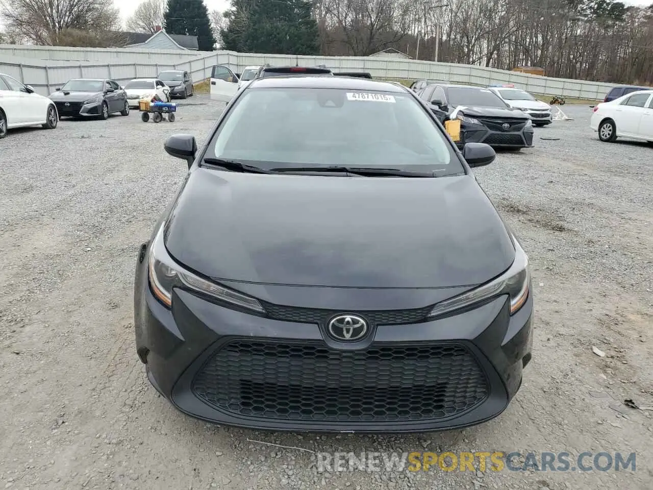5 fotografías del automóvil dañado 5YFEPMAE2NP352710 TOYOTA COROLLA 2022