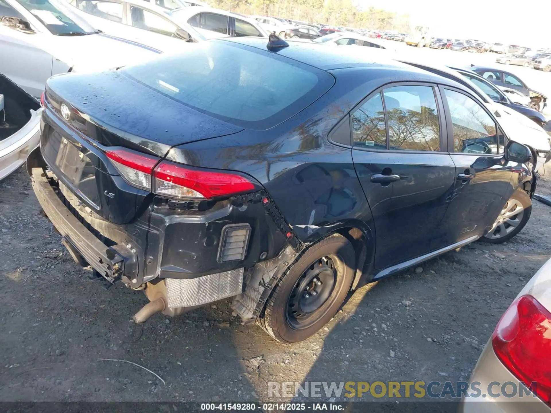 4 fotografías del automóvil dañado 5YFEPMAE2NP356904 TOYOTA COROLLA 2022