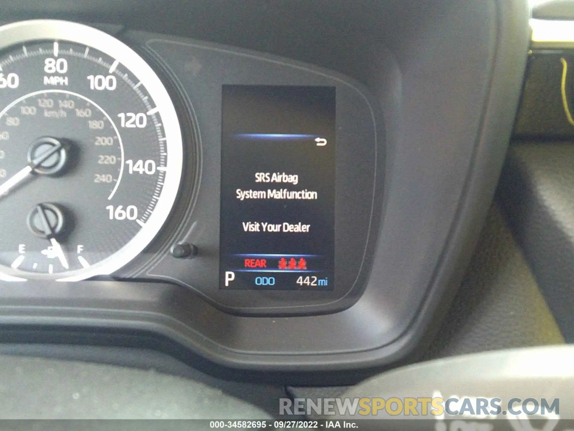 7 fotografías del automóvil dañado 5YFEPMAE2NP357406 TOYOTA COROLLA 2022