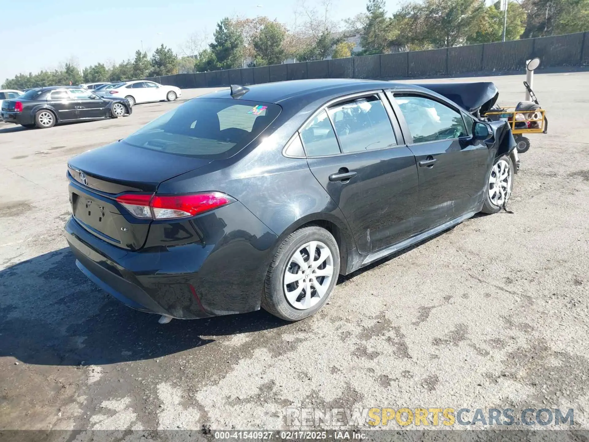 4 fotografías del automóvil dañado 5YFEPMAE2NP373203 TOYOTA COROLLA 2022