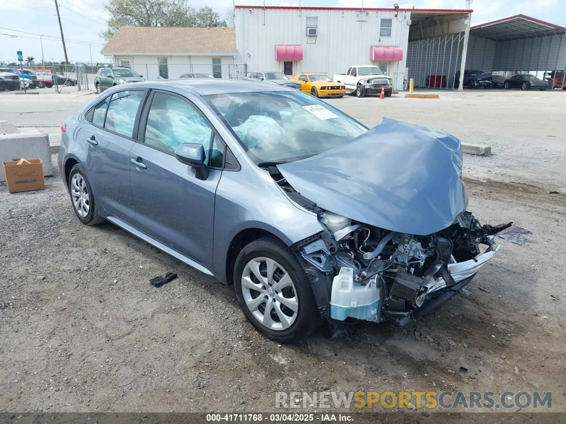 1 fotografías del automóvil dañado 5YFEPMAE2NP373430 TOYOTA COROLLA 2022