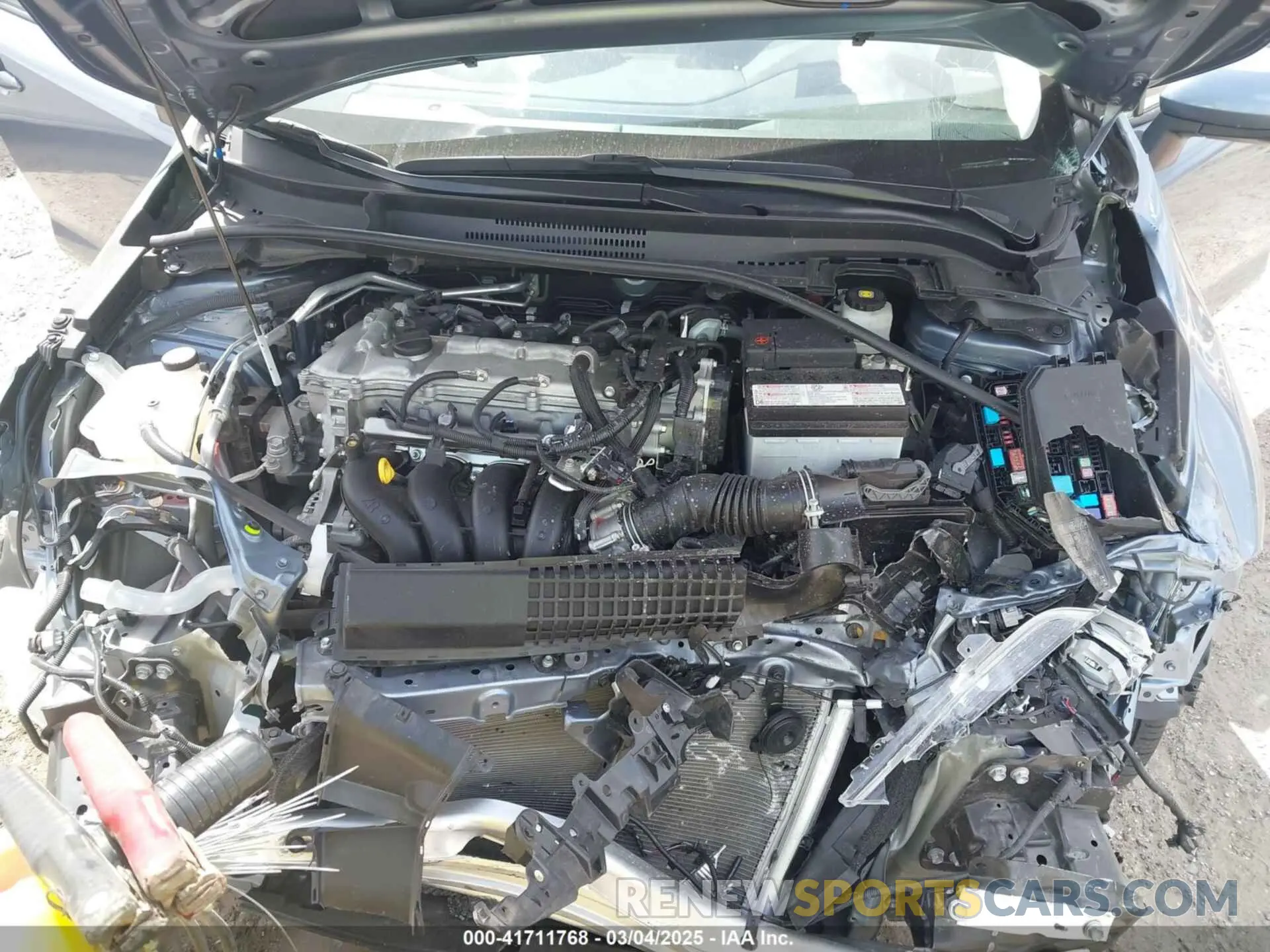 10 fotografías del automóvil dañado 5YFEPMAE2NP373430 TOYOTA COROLLA 2022