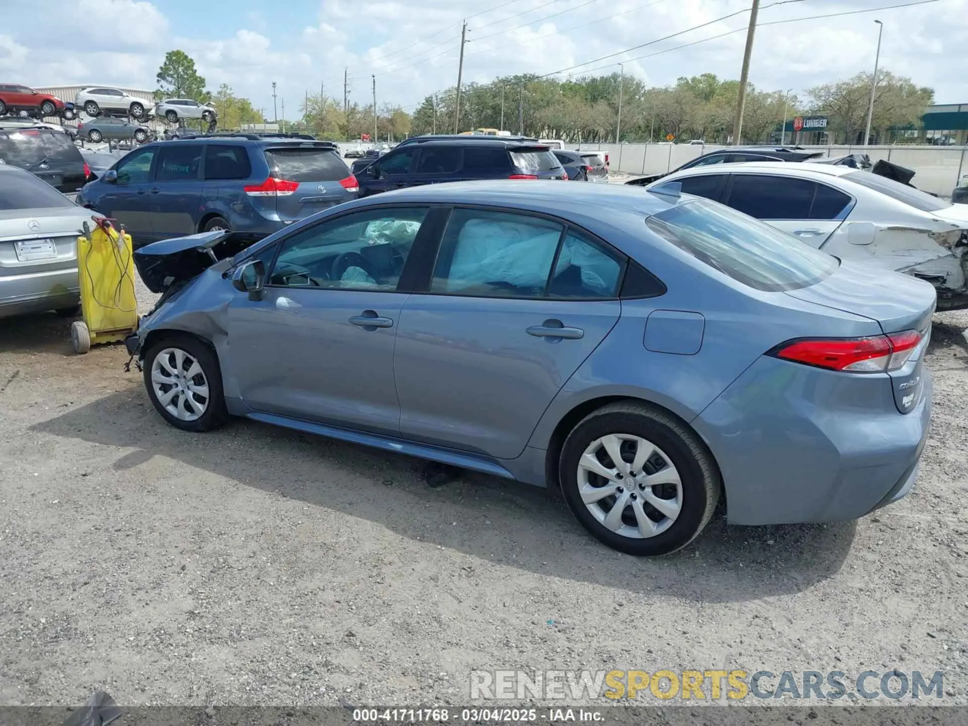13 fotografías del automóvil dañado 5YFEPMAE2NP373430 TOYOTA COROLLA 2022