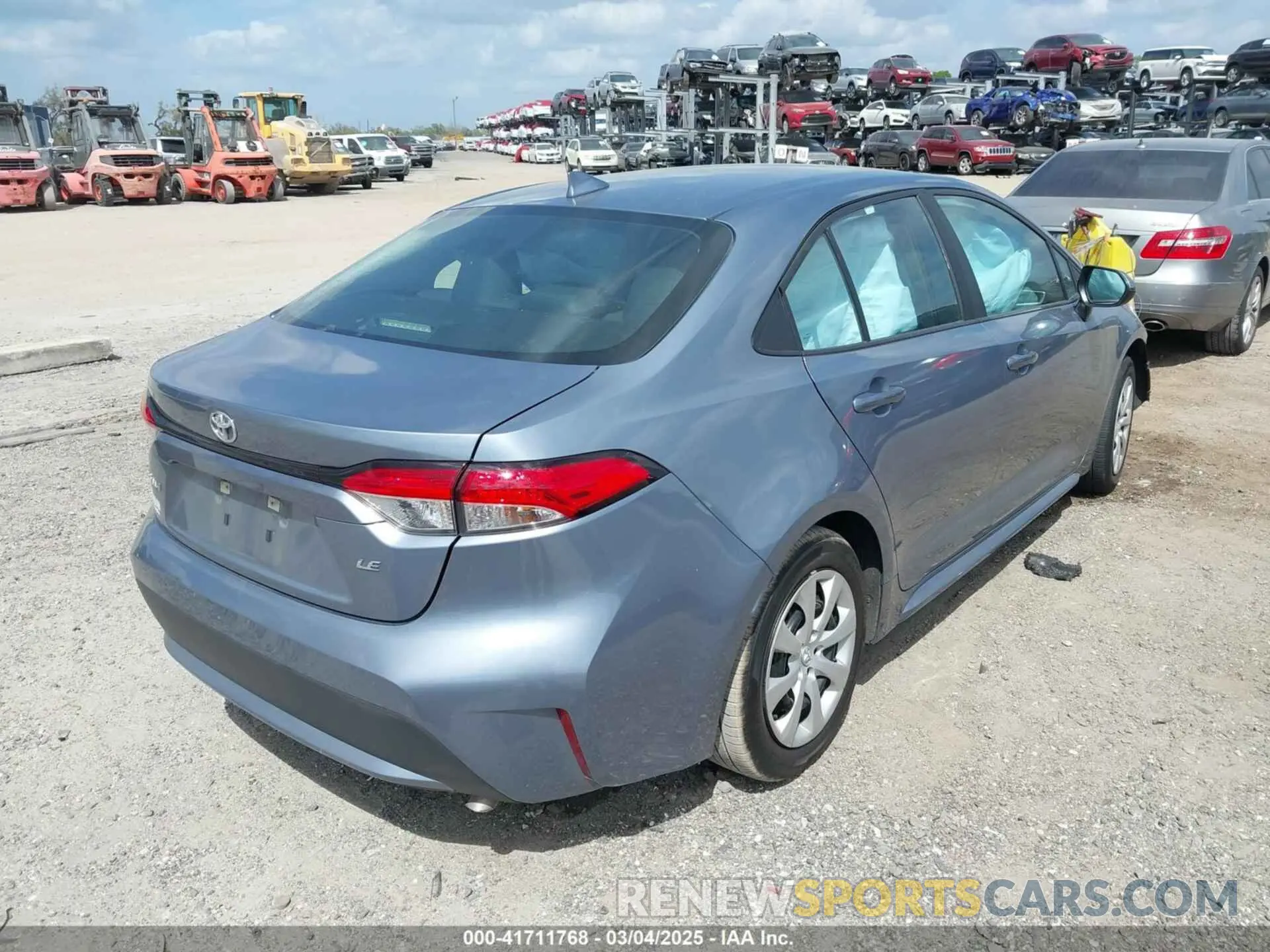 4 fotografías del automóvil dañado 5YFEPMAE2NP373430 TOYOTA COROLLA 2022