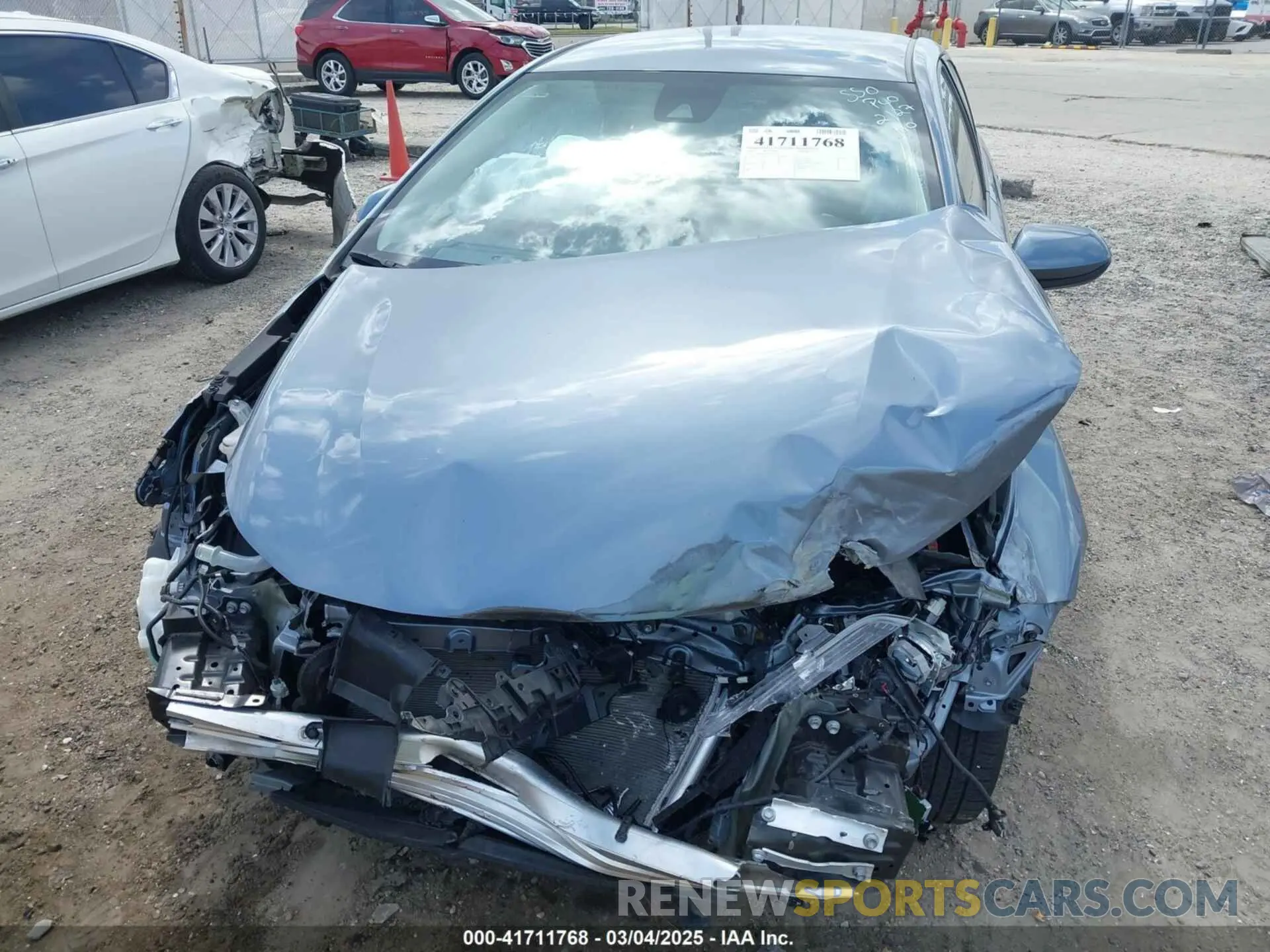 6 fotografías del automóvil dañado 5YFEPMAE2NP373430 TOYOTA COROLLA 2022