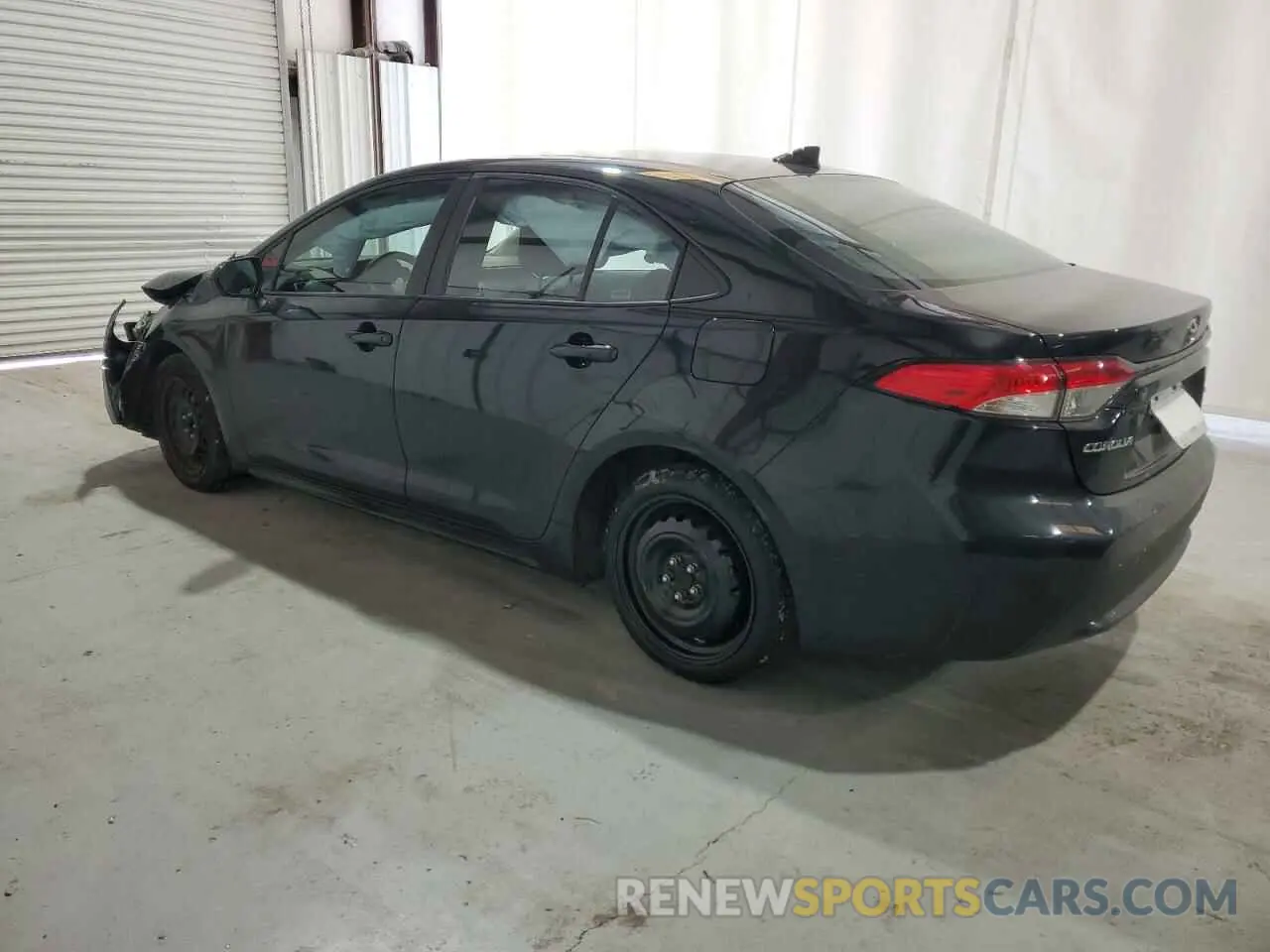 2 fotografías del automóvil dañado 5YFEPMAE2NP374173 TOYOTA COROLLA 2022
