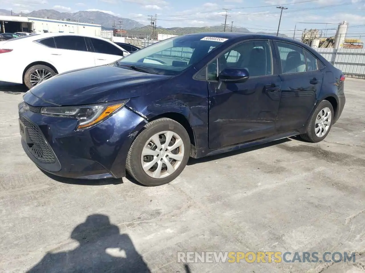1 fotografías del automóvil dañado 5YFEPMAE2NP374576 TOYOTA COROLLA 2022