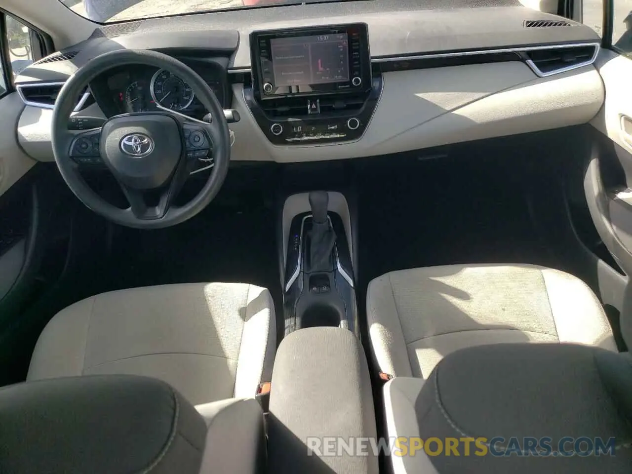 8 fotografías del automóvil dañado 5YFEPMAE2NP374576 TOYOTA COROLLA 2022