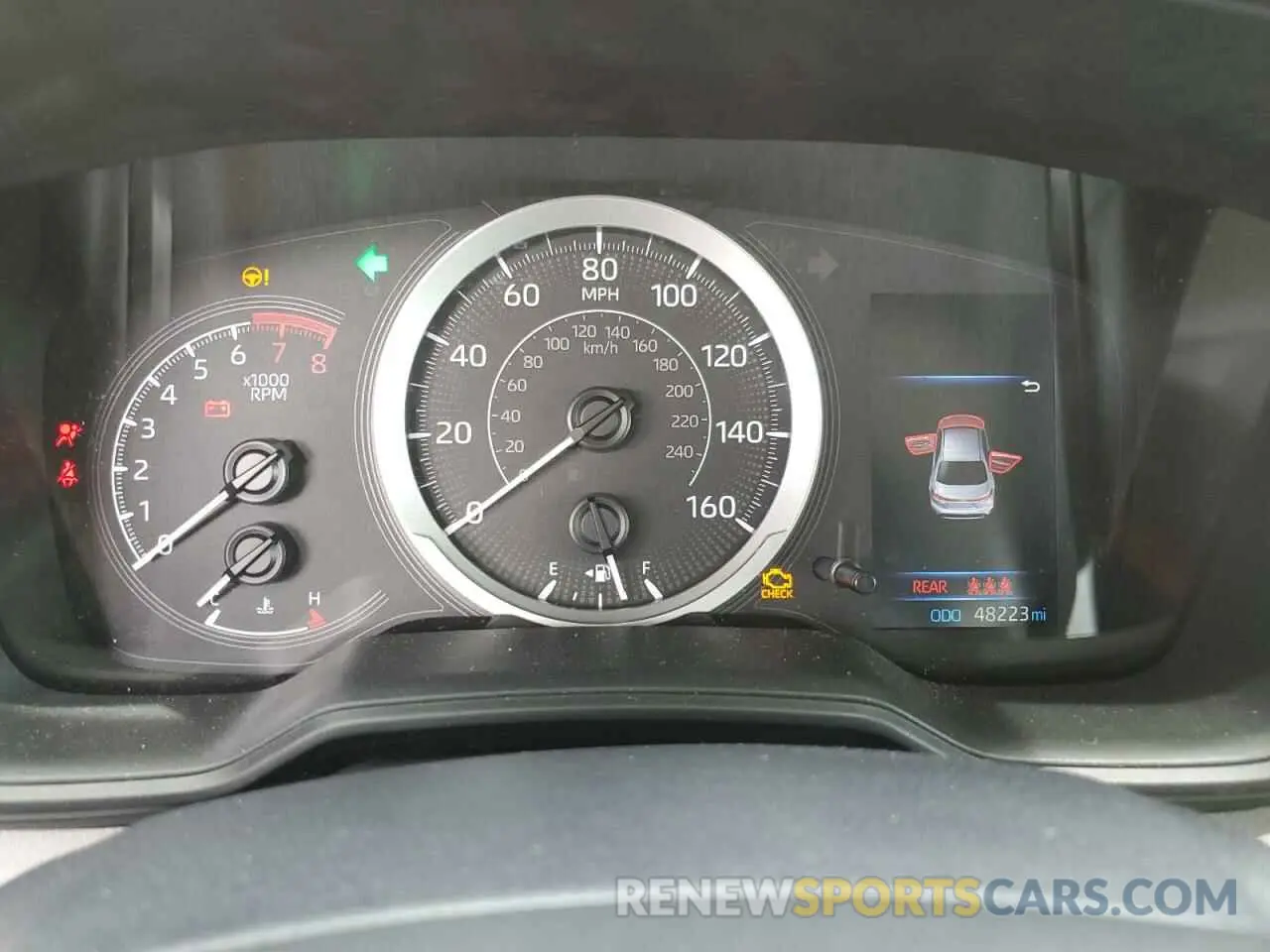 9 fotografías del automóvil dañado 5YFEPMAE2NP381799 TOYOTA COROLLA 2022