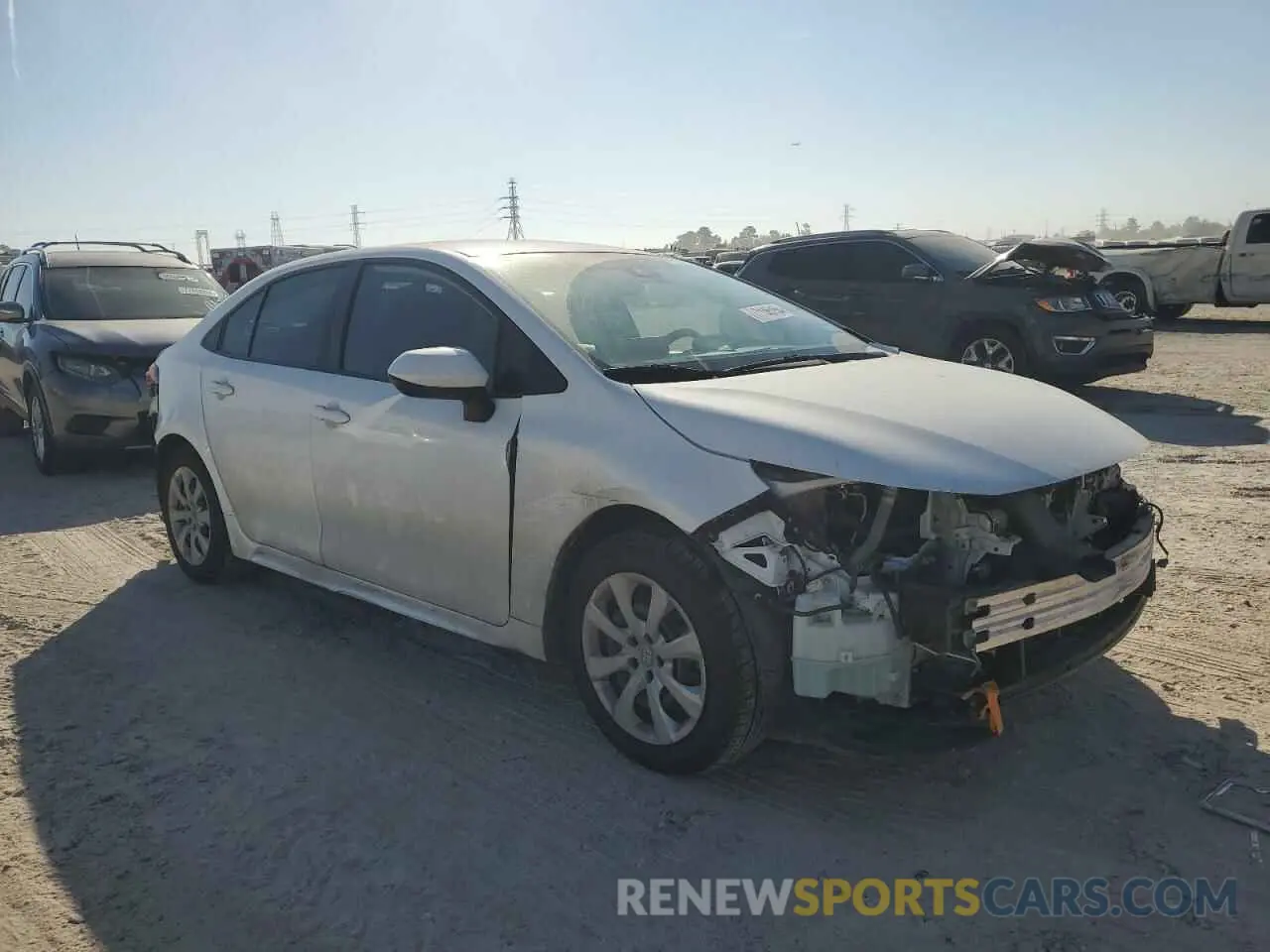 4 fotografías del automóvil dañado 5YFEPMAE3NP272901 TOYOTA COROLLA 2022