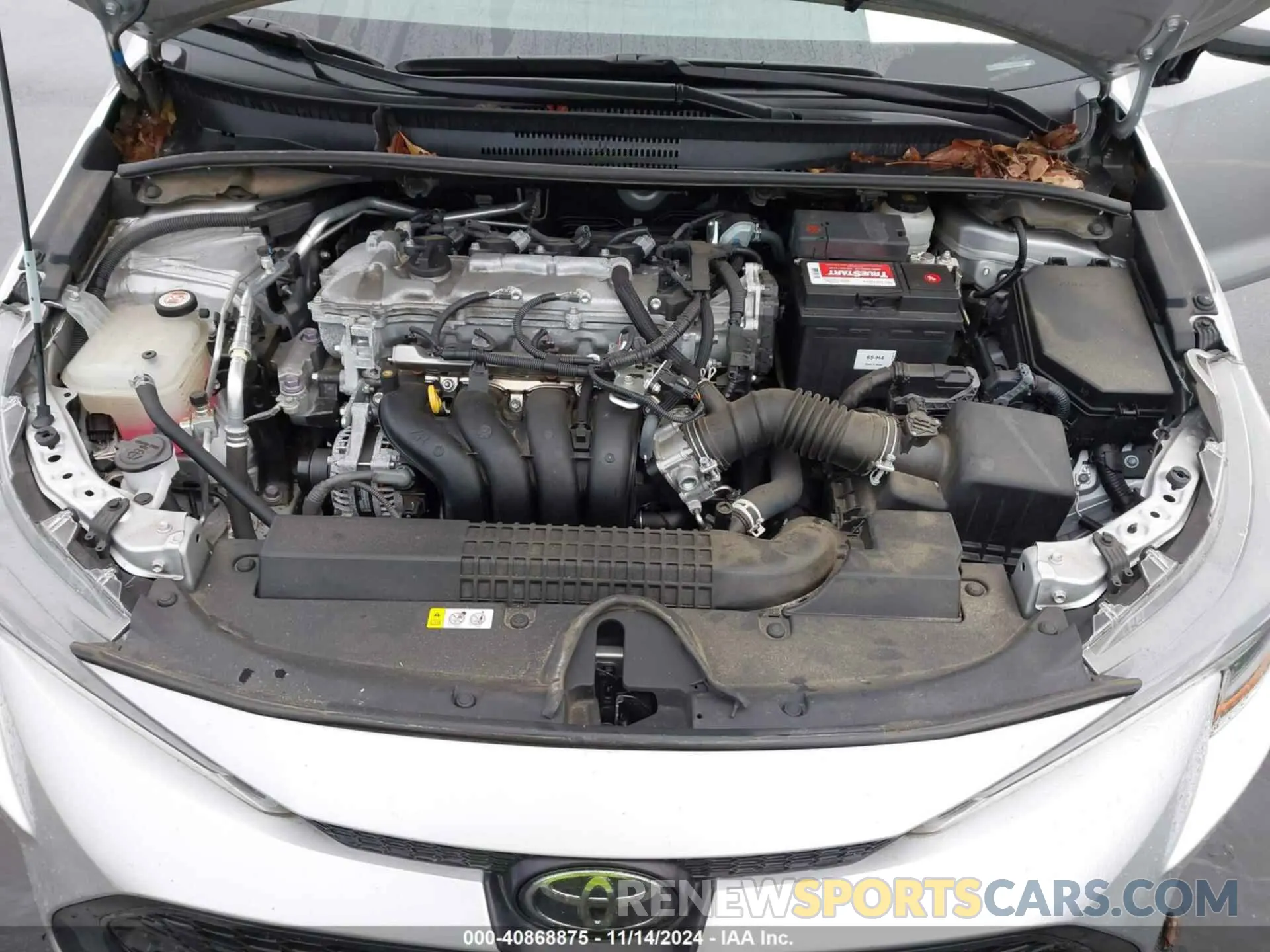 10 fotografías del automóvil dañado 5YFEPMAE3NP282828 TOYOTA COROLLA 2022