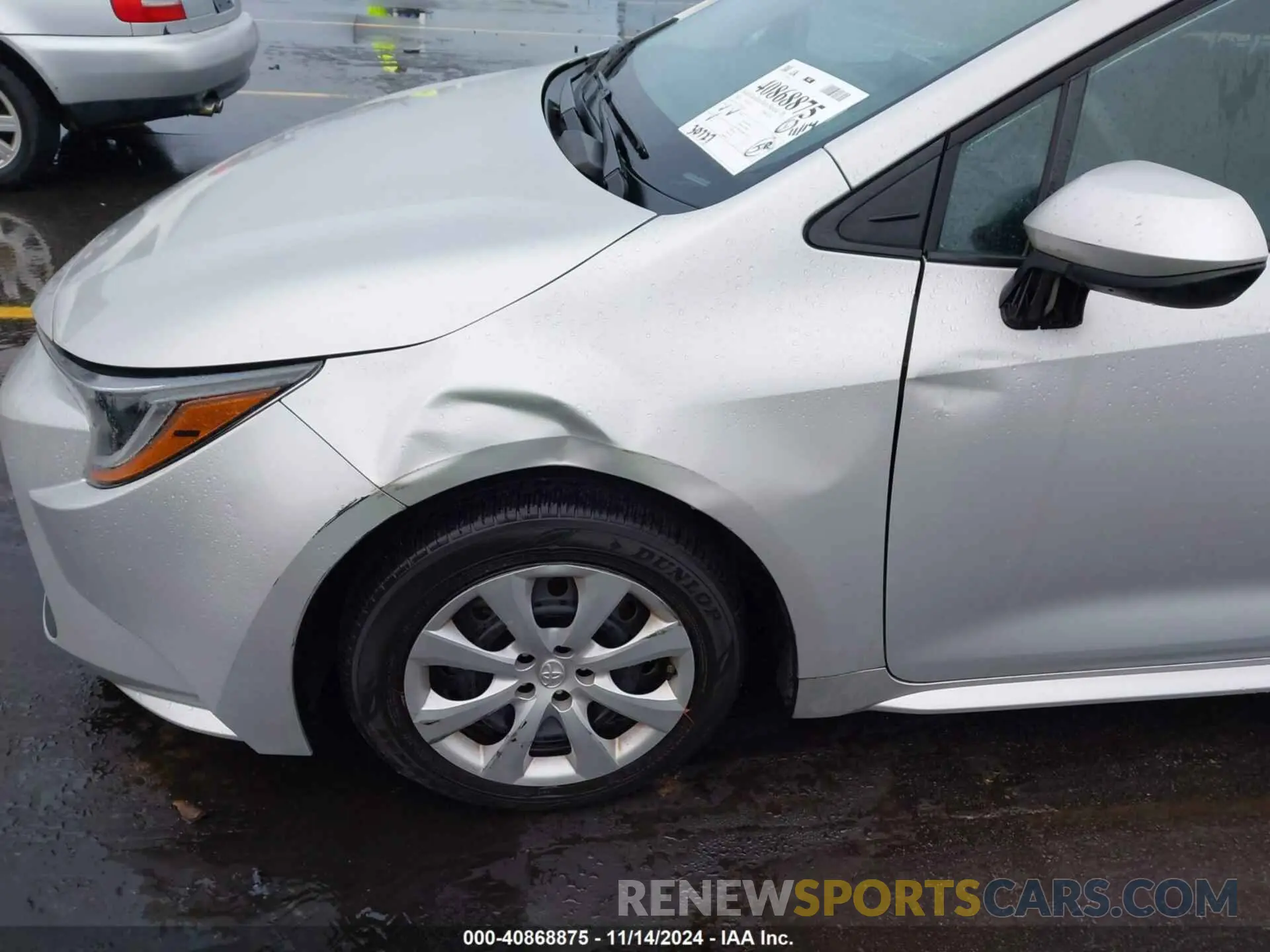 12 fotografías del automóvil dañado 5YFEPMAE3NP282828 TOYOTA COROLLA 2022